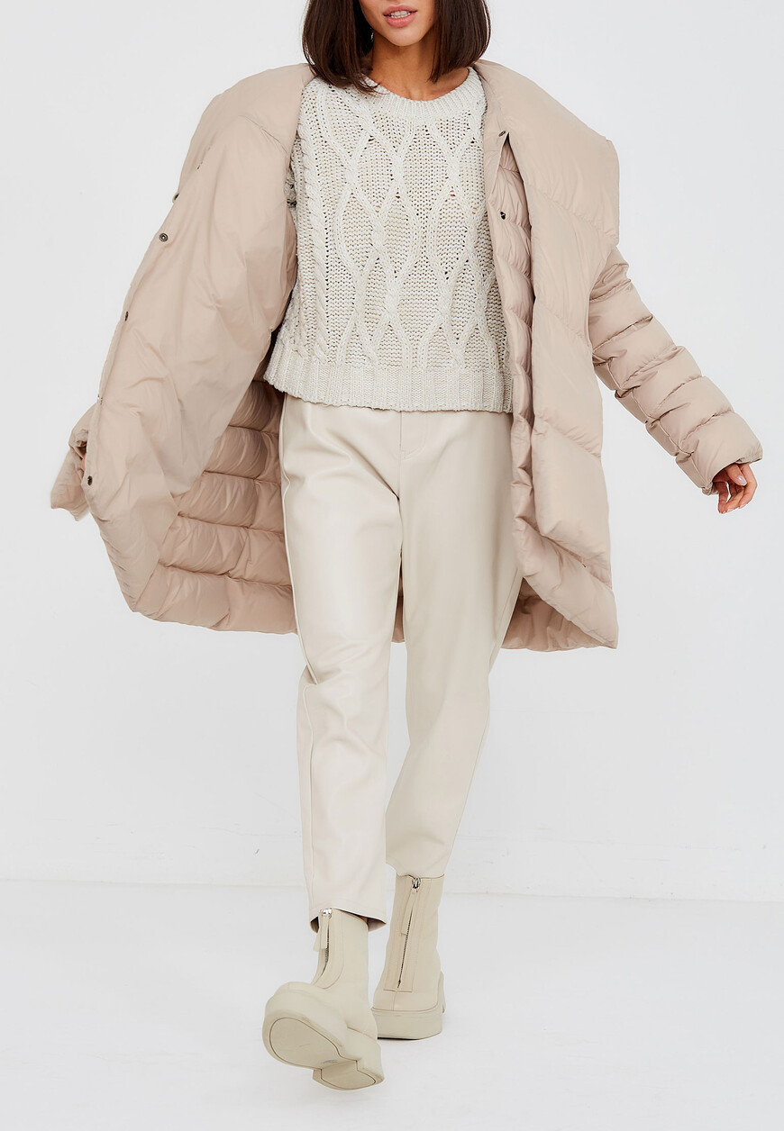 Пуховик Lanaii, Бежевый 
Пуховик Lanaii, Бежевый