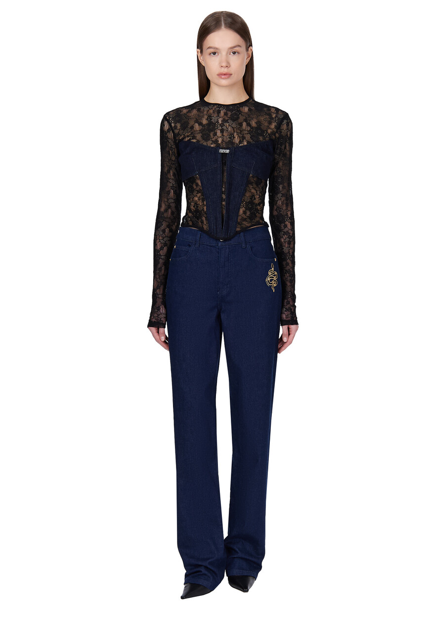 Блуза Versace Jeans Couture, Синий
Блуза Versace Jeans Couture, Синий