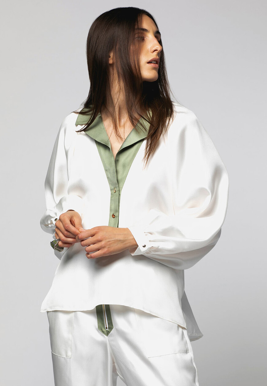 Блуза Max&Moi, Зеленый
Блуза Max&Moi, Зеленый