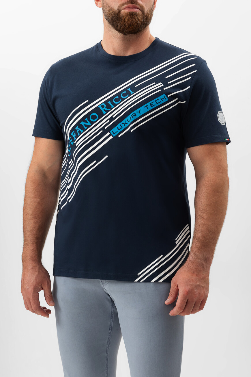 Футболка Stefano Ricci Модель Из Линейки Sr Luxury Tech, Т.синий
Футболка Stefano Ricci Модель Из Линейки Sr Luxury Tech, Т.синий