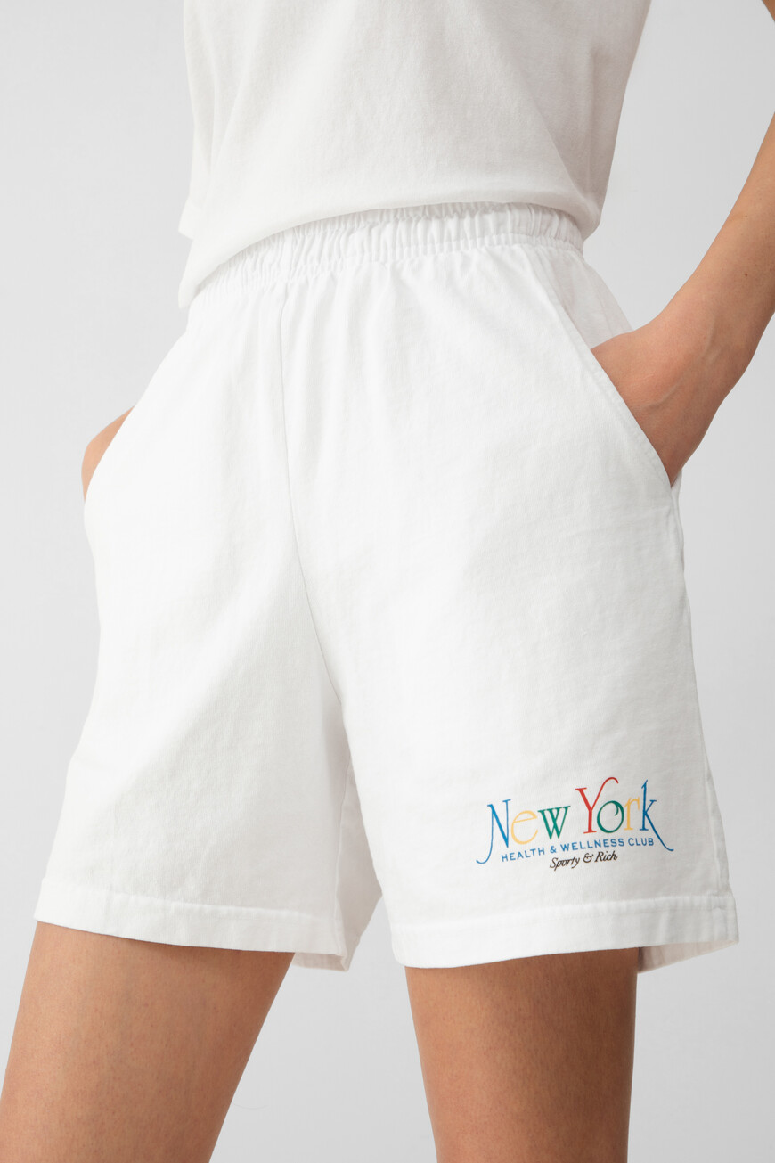 Шорты Sporty&Rich Модель Ny 94, Белый
Шорты Sporty&Rich Модель Ny 94, Белый