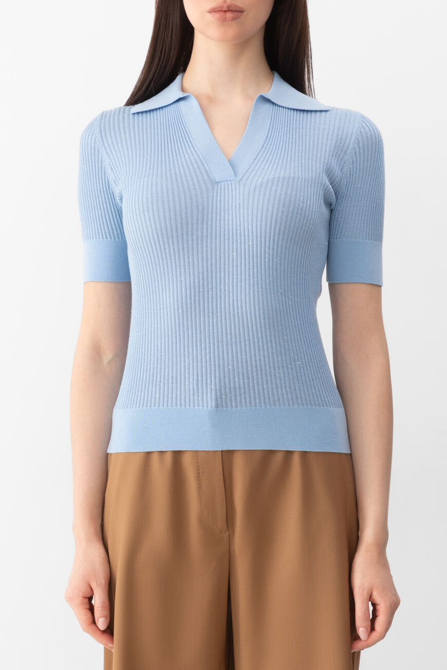 Поло Max Mara, Голубой
Поло Max Mara, Голубой