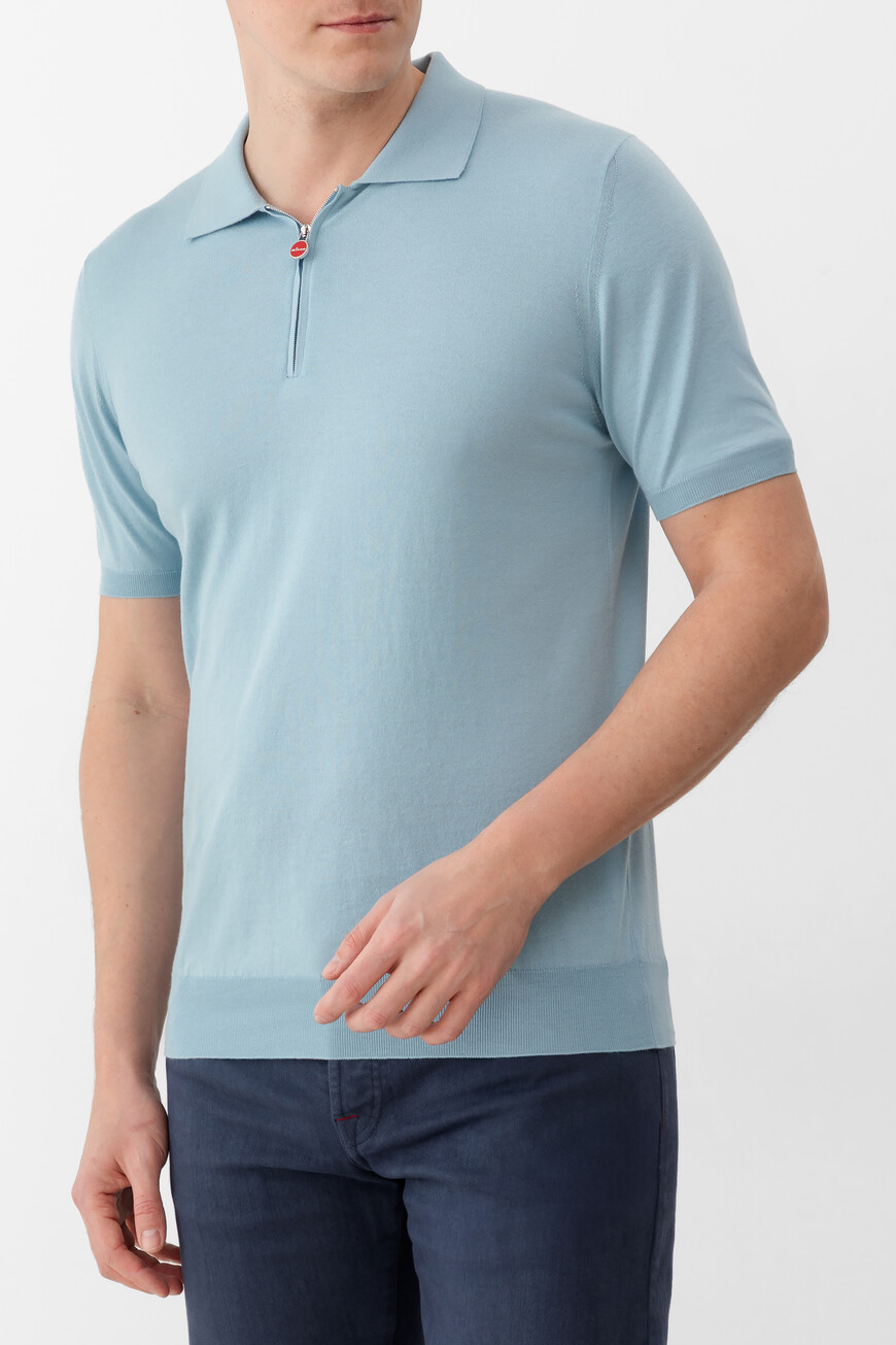 Поло Kiton Модель Линии «Икона» (`Icon`), Голубой
Поло Kiton Модель Линии «Икона» (`Icon`), Голубой