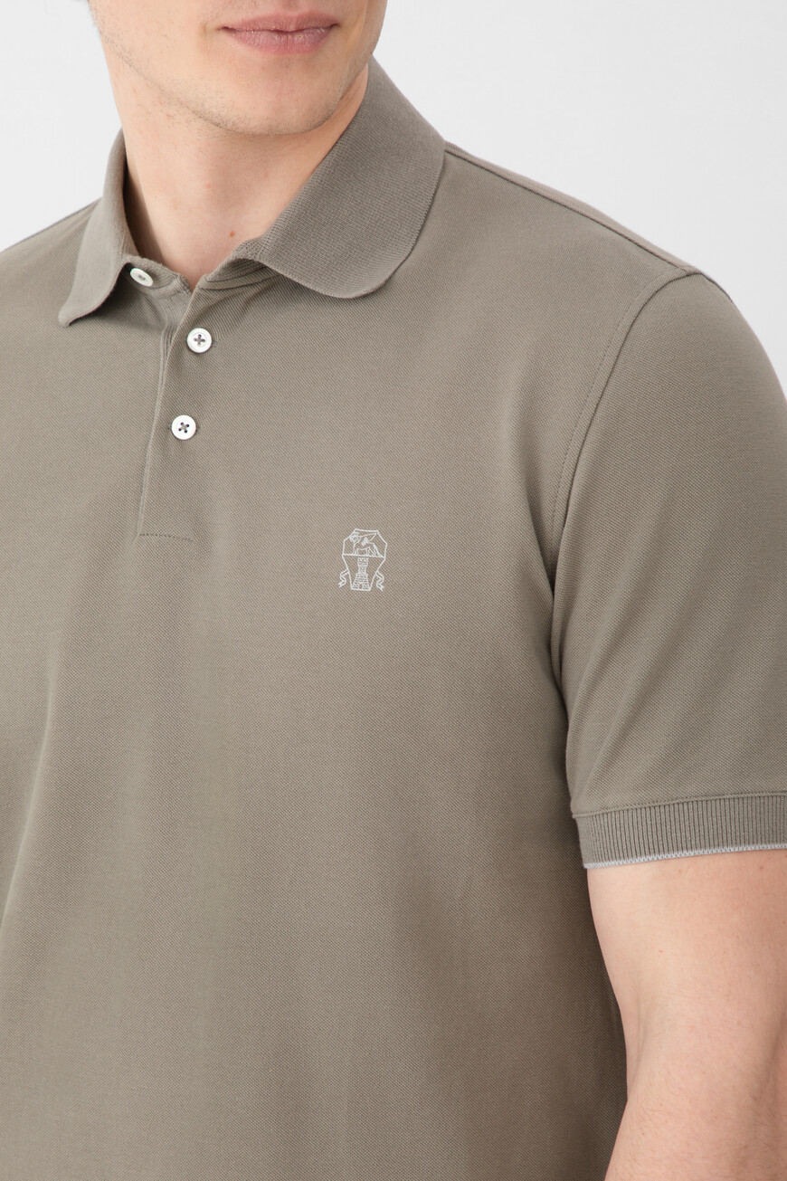 Поло Brunello Cucinelli, Хаки
Поло Brunello Cucinelli, Хаки