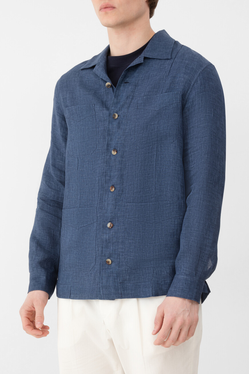 Рубашка Brunello Cucinelli, Синий
Рубашка Brunello Cucinelli, Синий