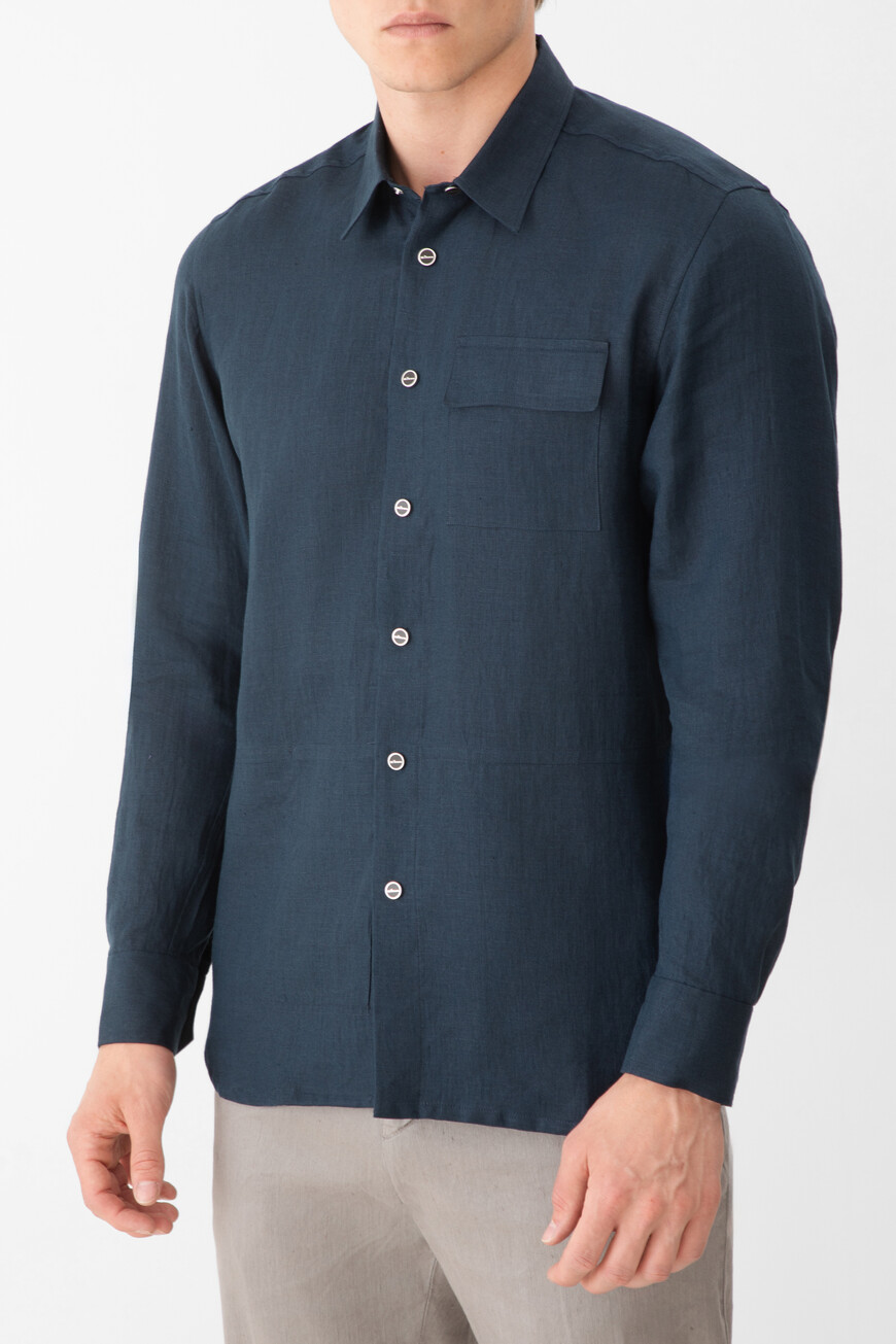 Рубашка Kiton, Синий
Рубашка Kiton, Синий