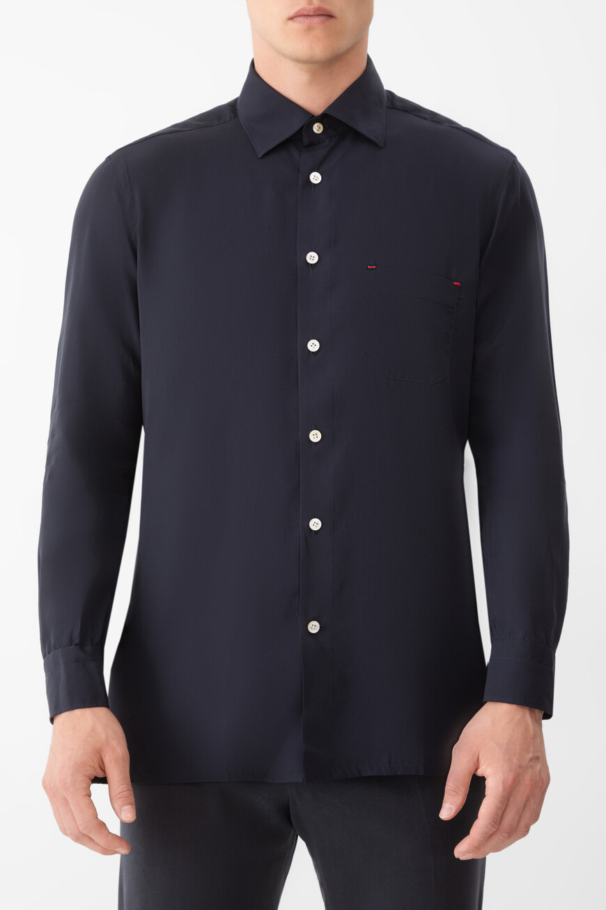 Рубашка Kiton Модель «Нерано» (`Nerano`), Синий
Рубашка Kiton Модель «Нерано» (`Nerano`), Синий
