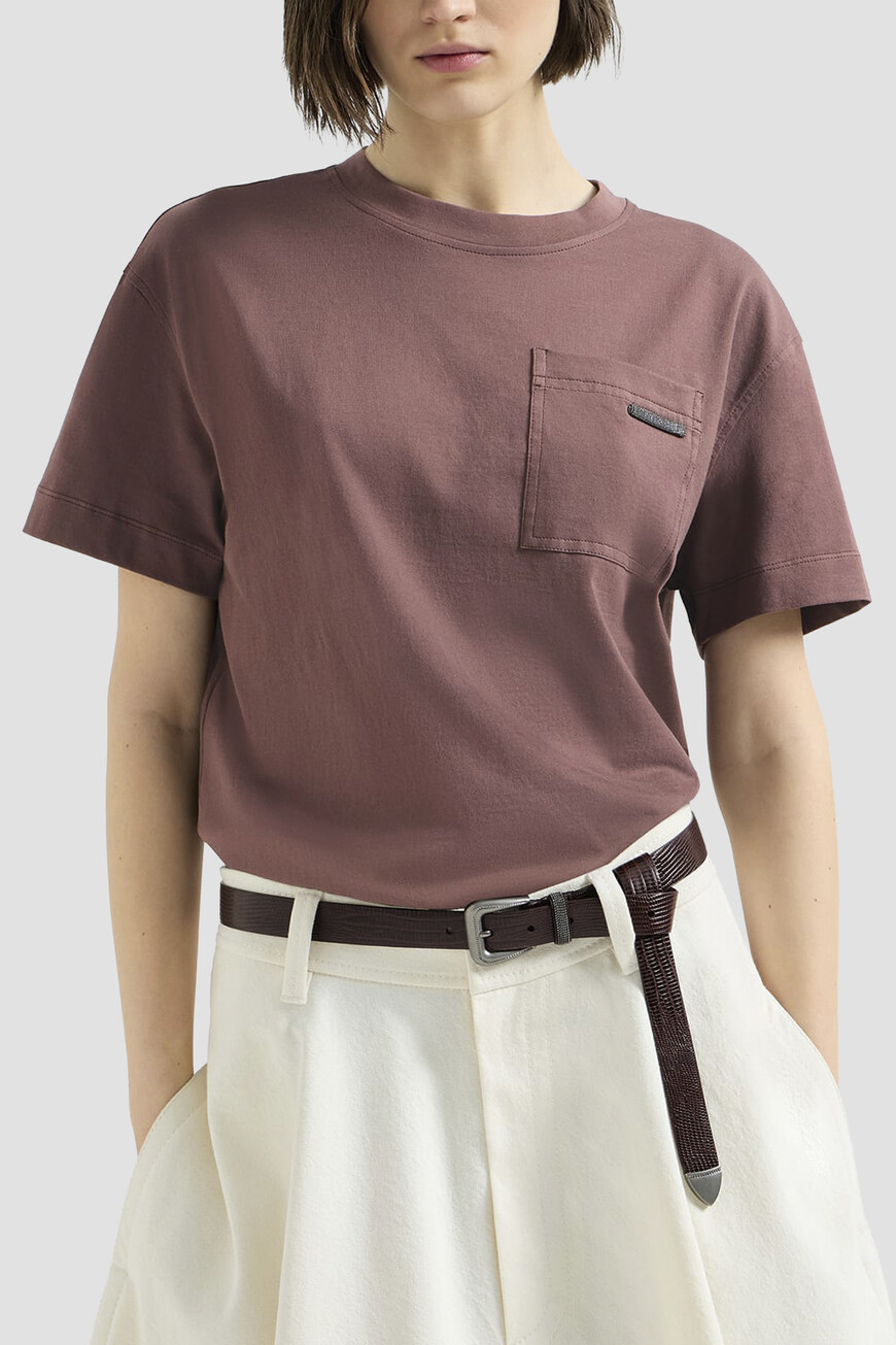 Футболка Brunello Cucinelli, Фиолетовый
Футболка Brunello Cucinelli, Фиолетовый