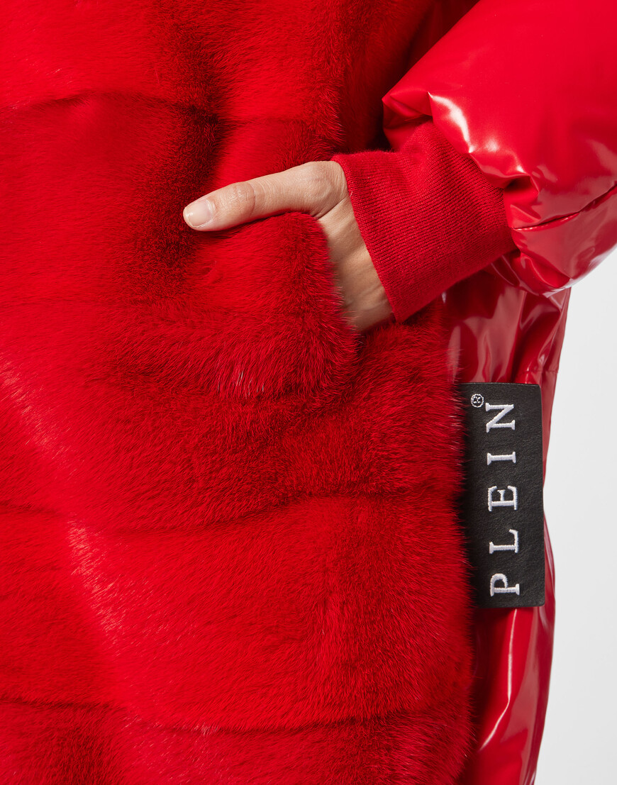 Шуба Philipp Plein, Красный 
Шуба Philipp Plein, Красный