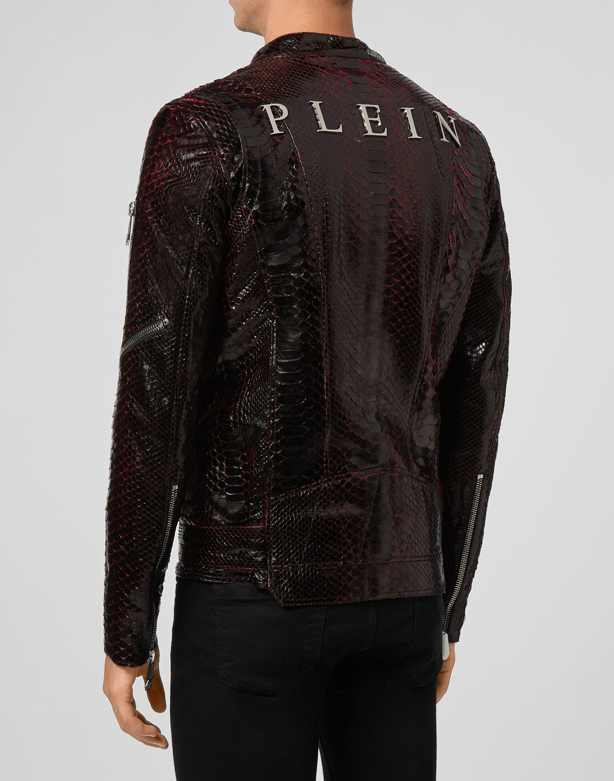 Кожаная Куртка Philipp Plein, Красный 
Кожаная Куртка Philipp Plein, Красный