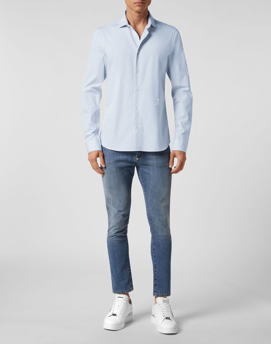 Рубашка Philipp Plein, Голубой 
Рубашка Philipp Plein, Голубой