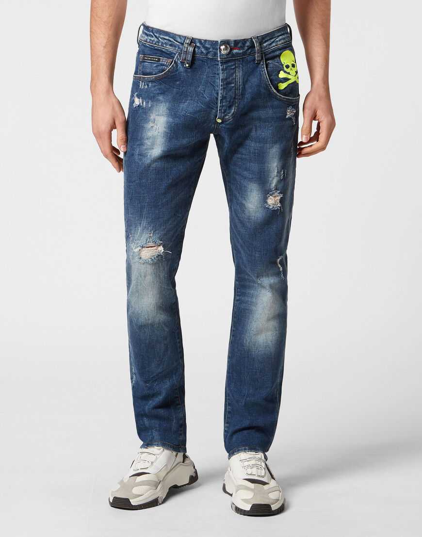 Джинсы Прямые Philipp Plein, Голубой
Джинсы Прямые Philipp Plein, Голубой