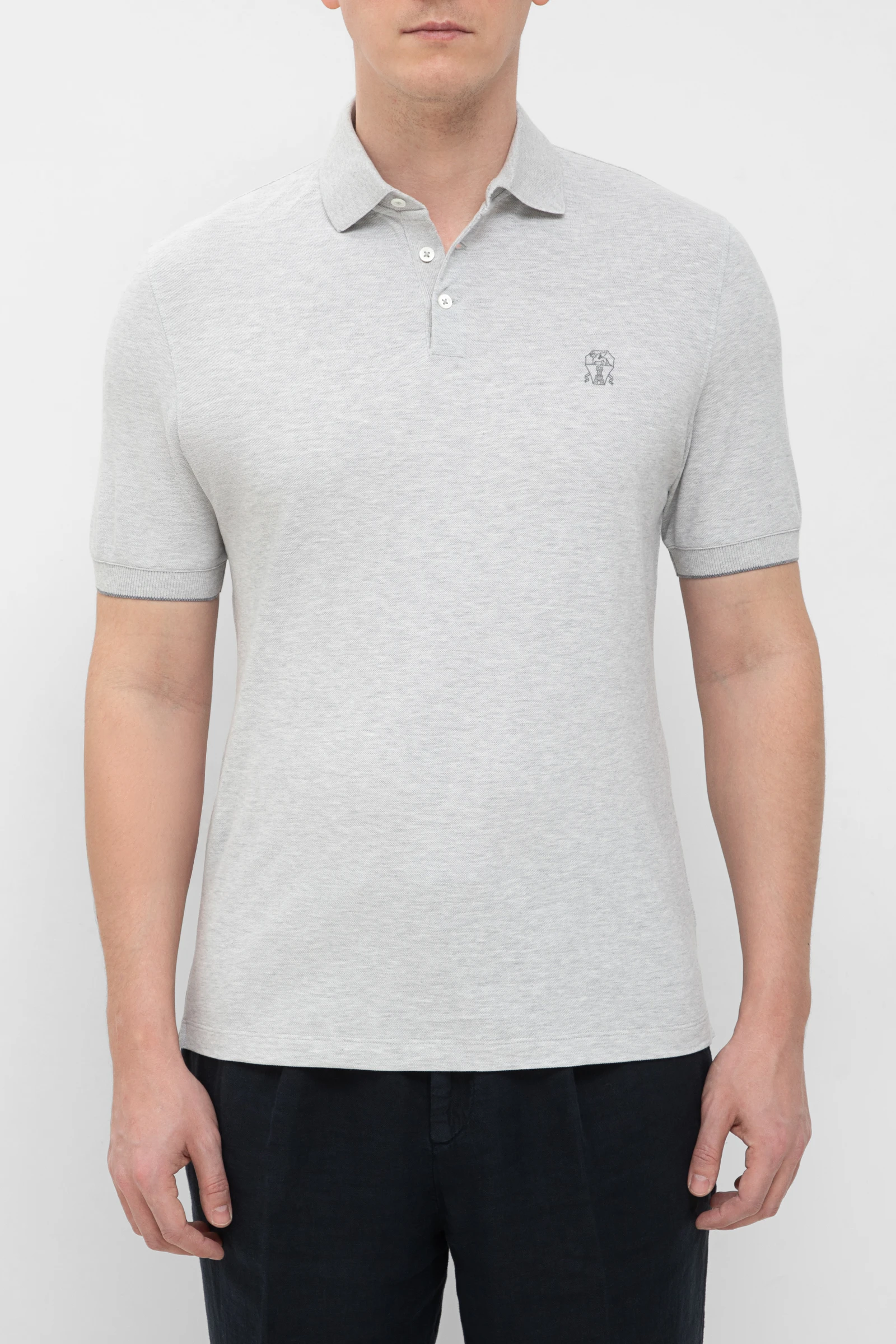 BRUNELLO CUCINELLI スリムフィット ポロシャツ メンズ カジュアルTシャツ＆ポロシャツ | Brunello Cucinelli