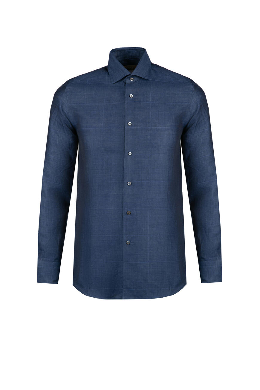 

Рубашка Slim Fit Damat, Синий