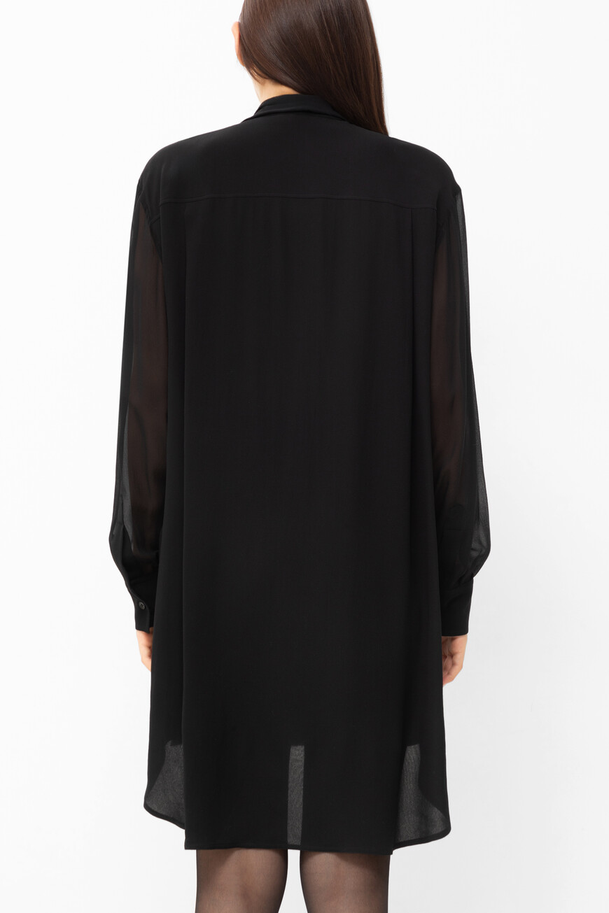 платье  из шелка черный BW20C610R4 001 по акции