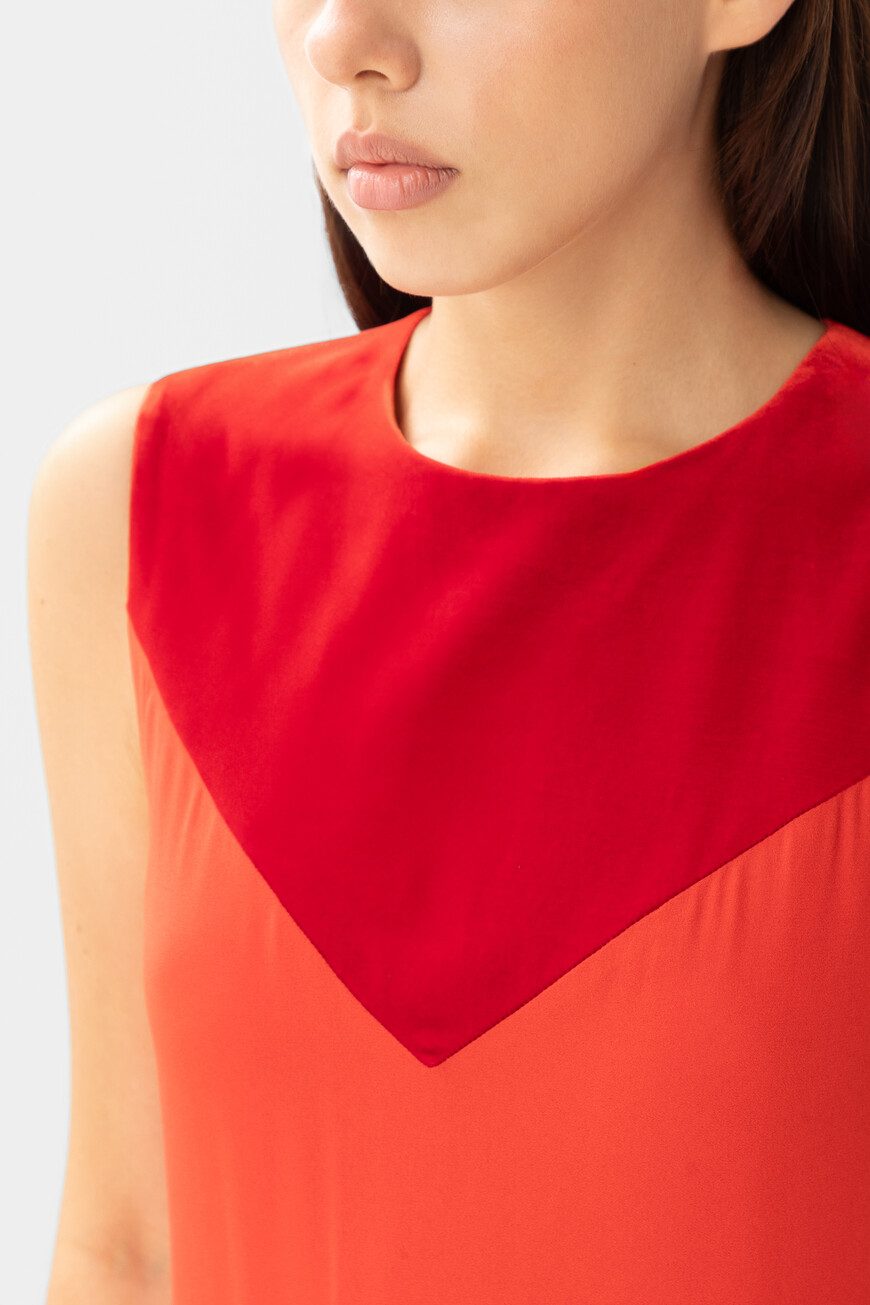 платье  с велюровой вставкой BW20FS10F4 620 купить с доставкой