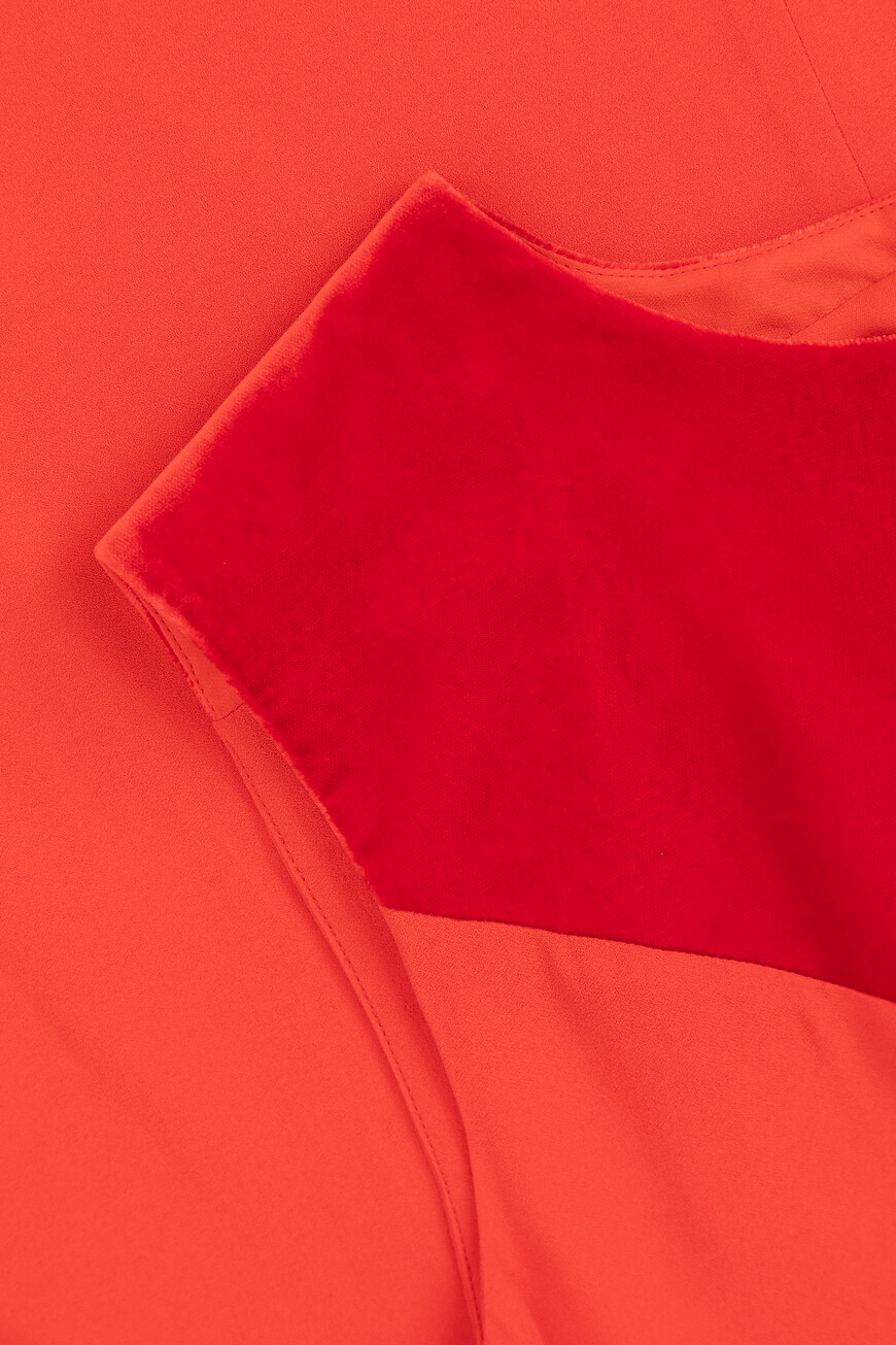 платье  с велюровой вставкой BW20FS10F4 620 оригинал