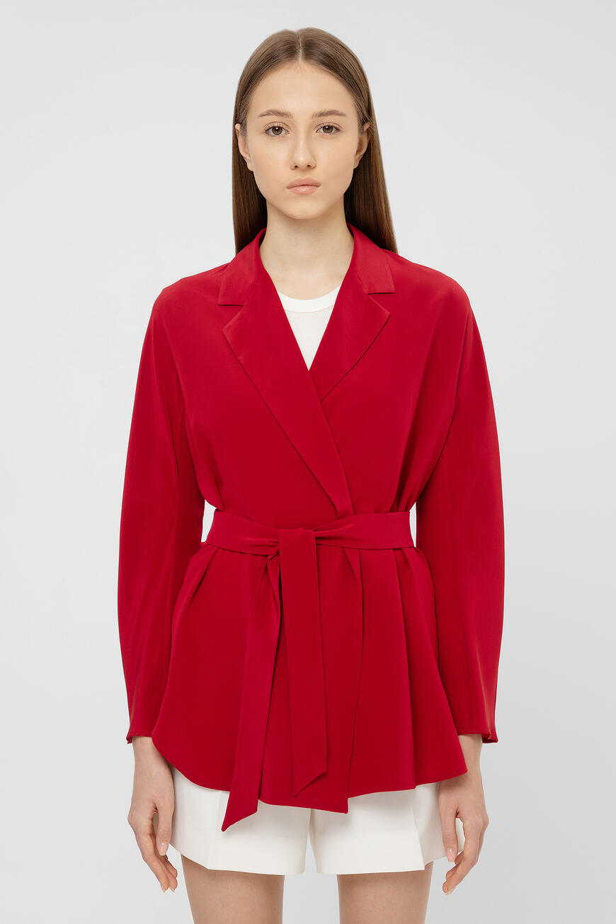 

Жакет Max Mara Из Шелка, Красный