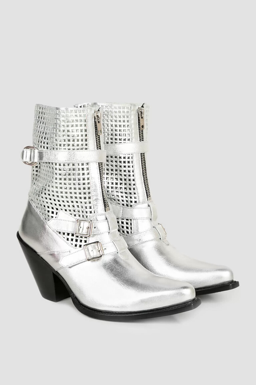 сапоги  с металлизированным эффектом 329633093 36AG по акции