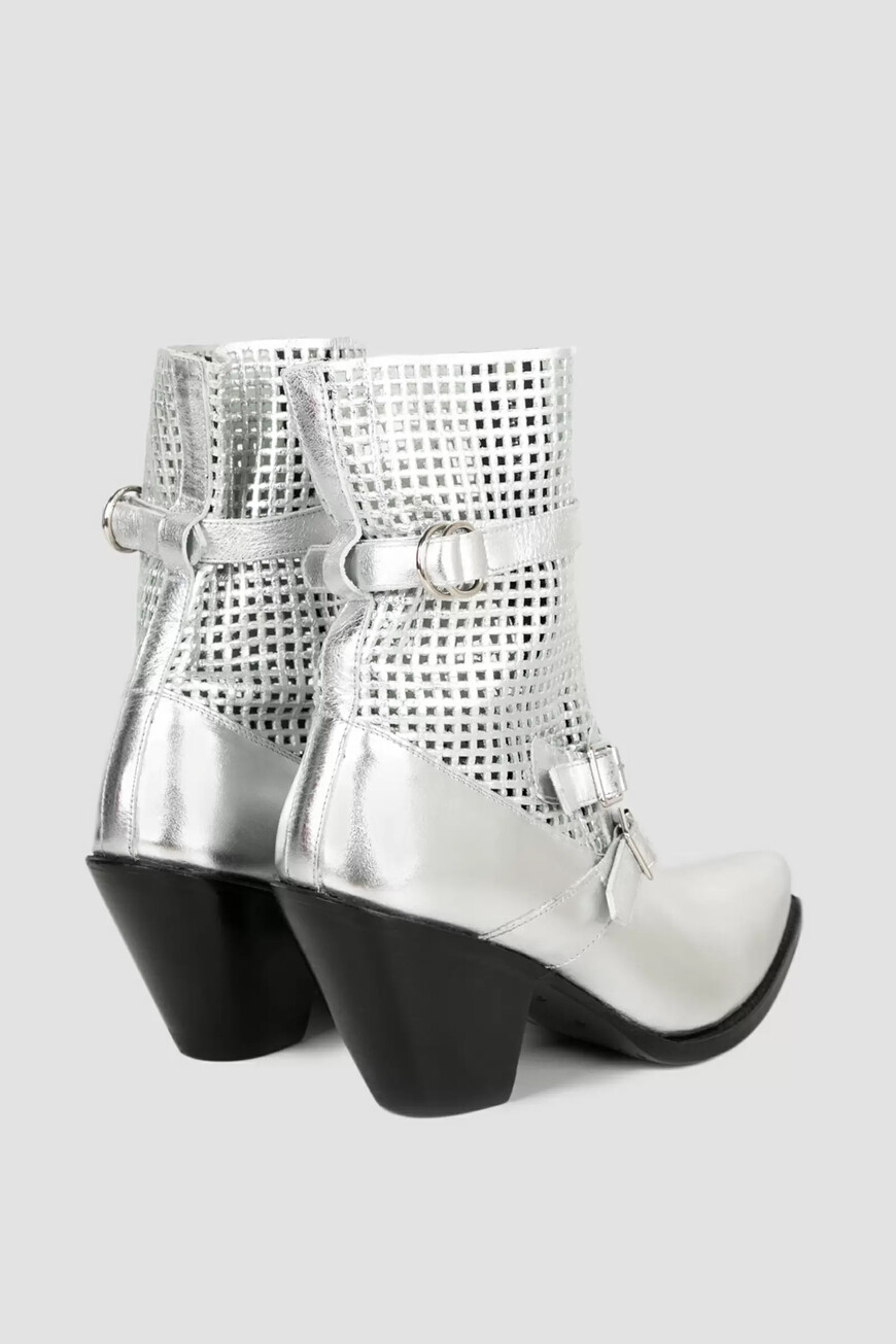 сапоги  с металлизированным эффектом 329633093 36AG купить с доставкой