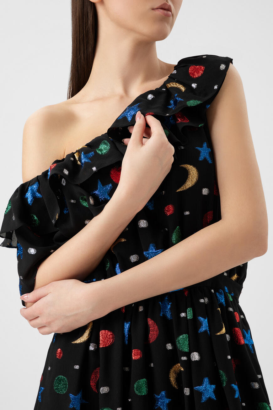 платье  с вышивкой 572060 Y779U 1053 по низкой цене