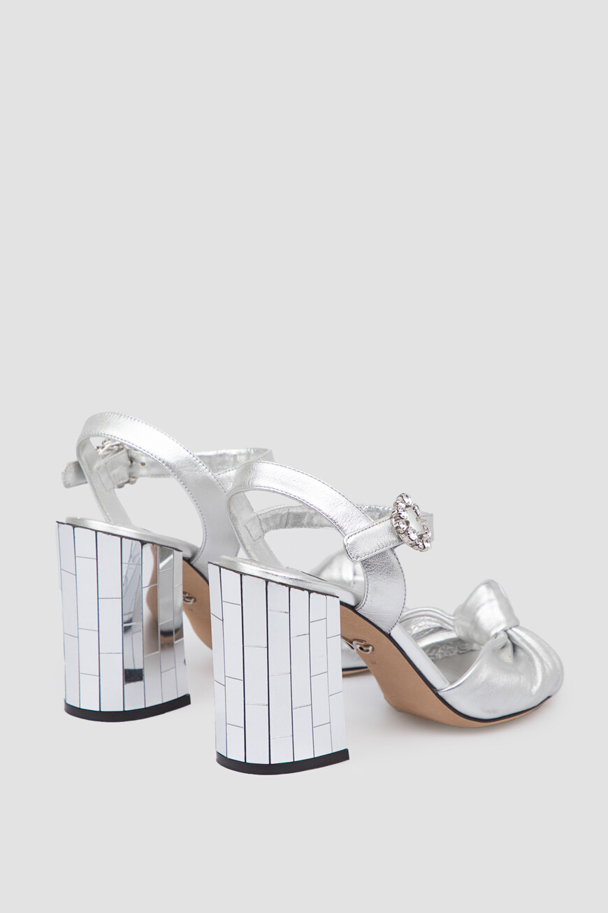 босоножки  с зеркальным каблуком CR0803 A1016 80998 купить с доставкой