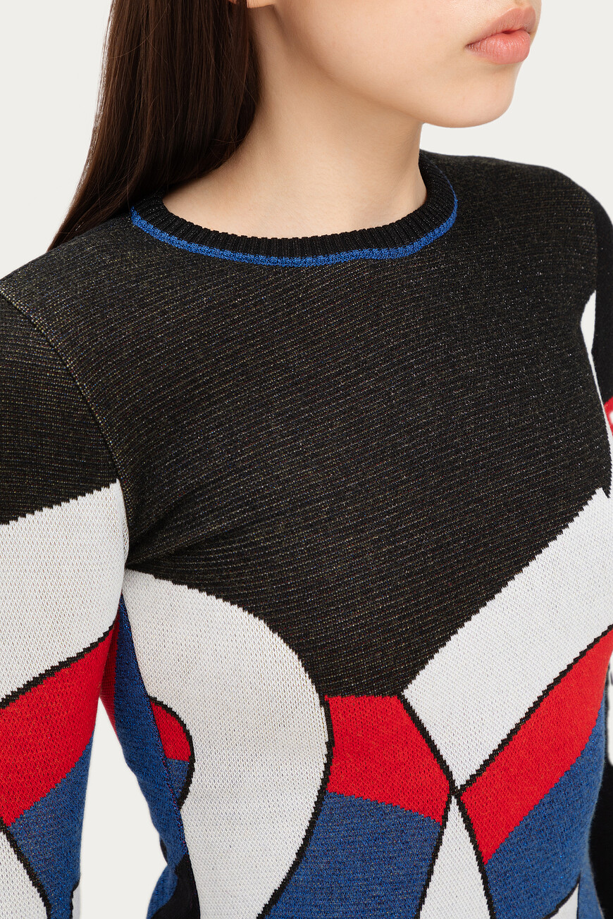 платье  с принтом и пайетками I2PAH04 7311 0001 купить с доставкой