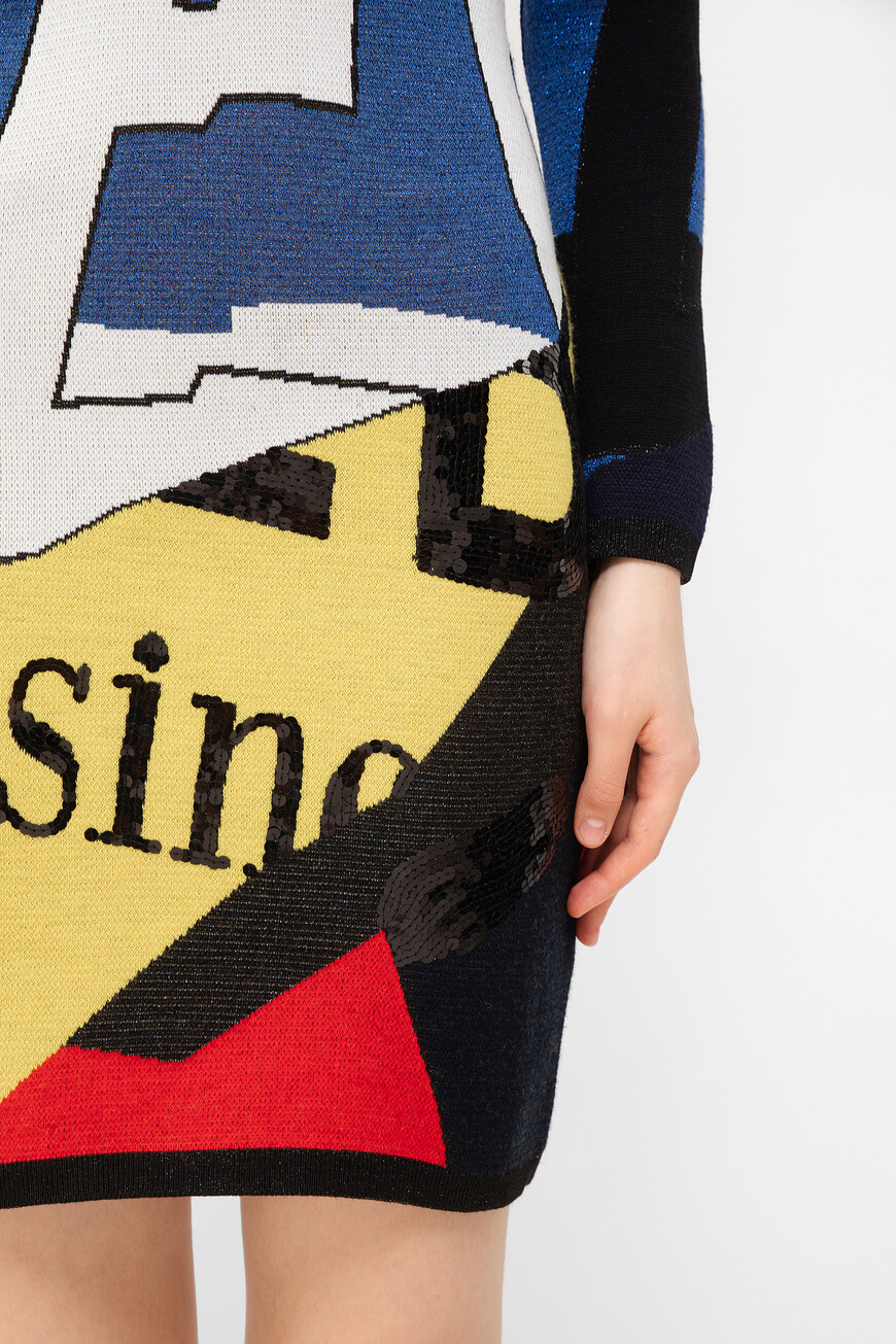 платье  с принтом и пайетками I2PAH04 7311 0001 по низкой цене