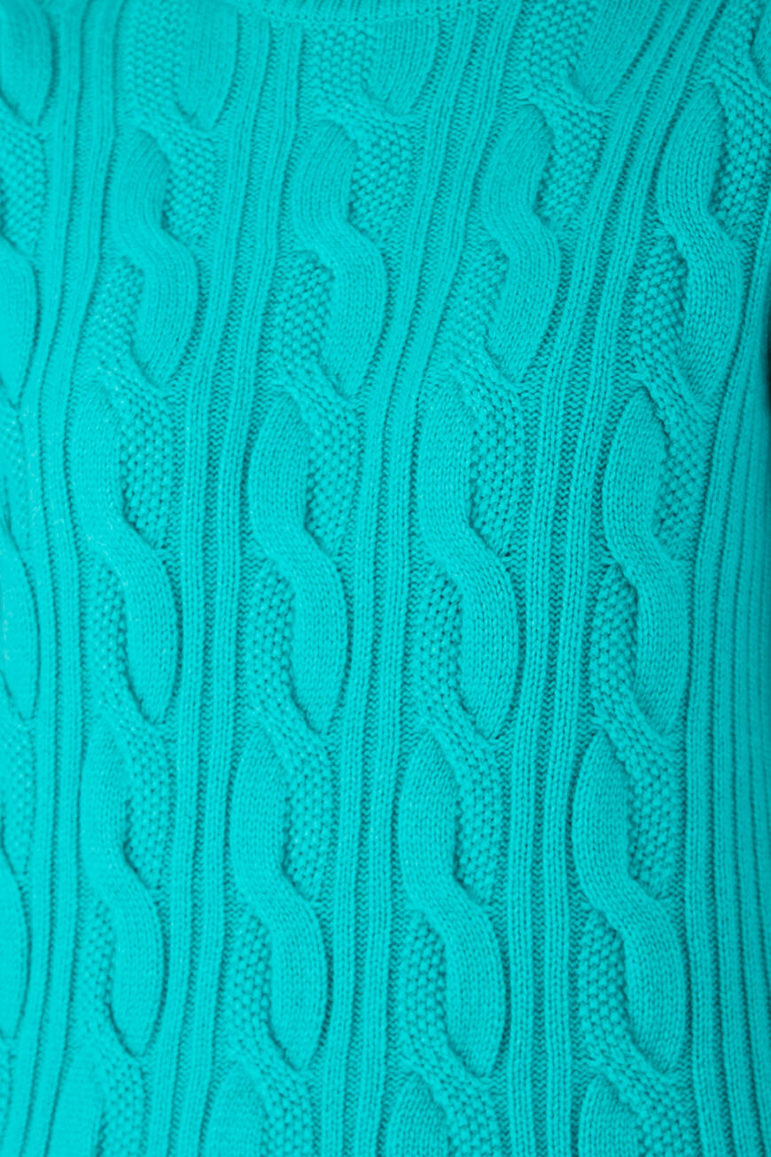 джемпер  с фактурным узором бирюзовый TERMOLI 13660593 012 по низкой цене