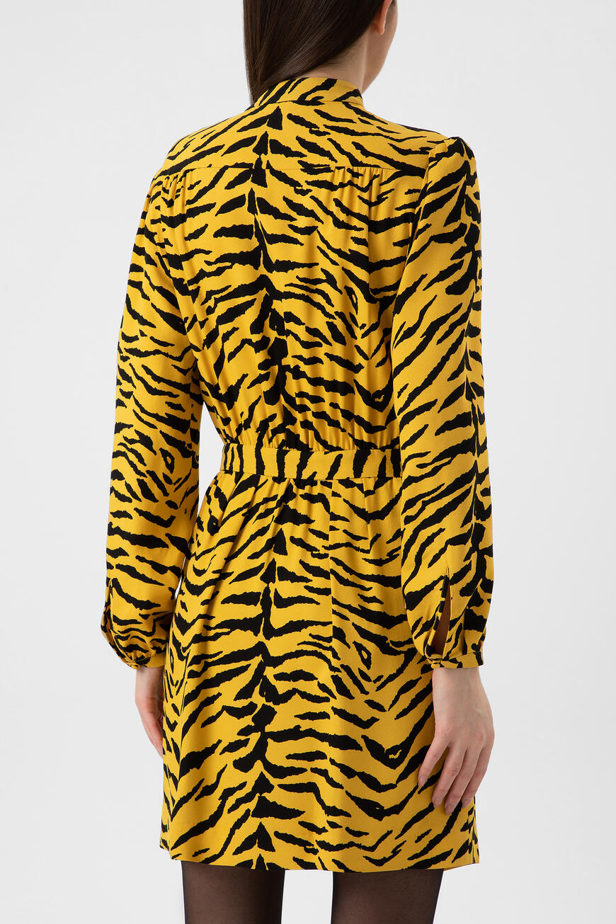 платье  с принтом «зебра» 573383 Y315V 7200 купить с доставкой
