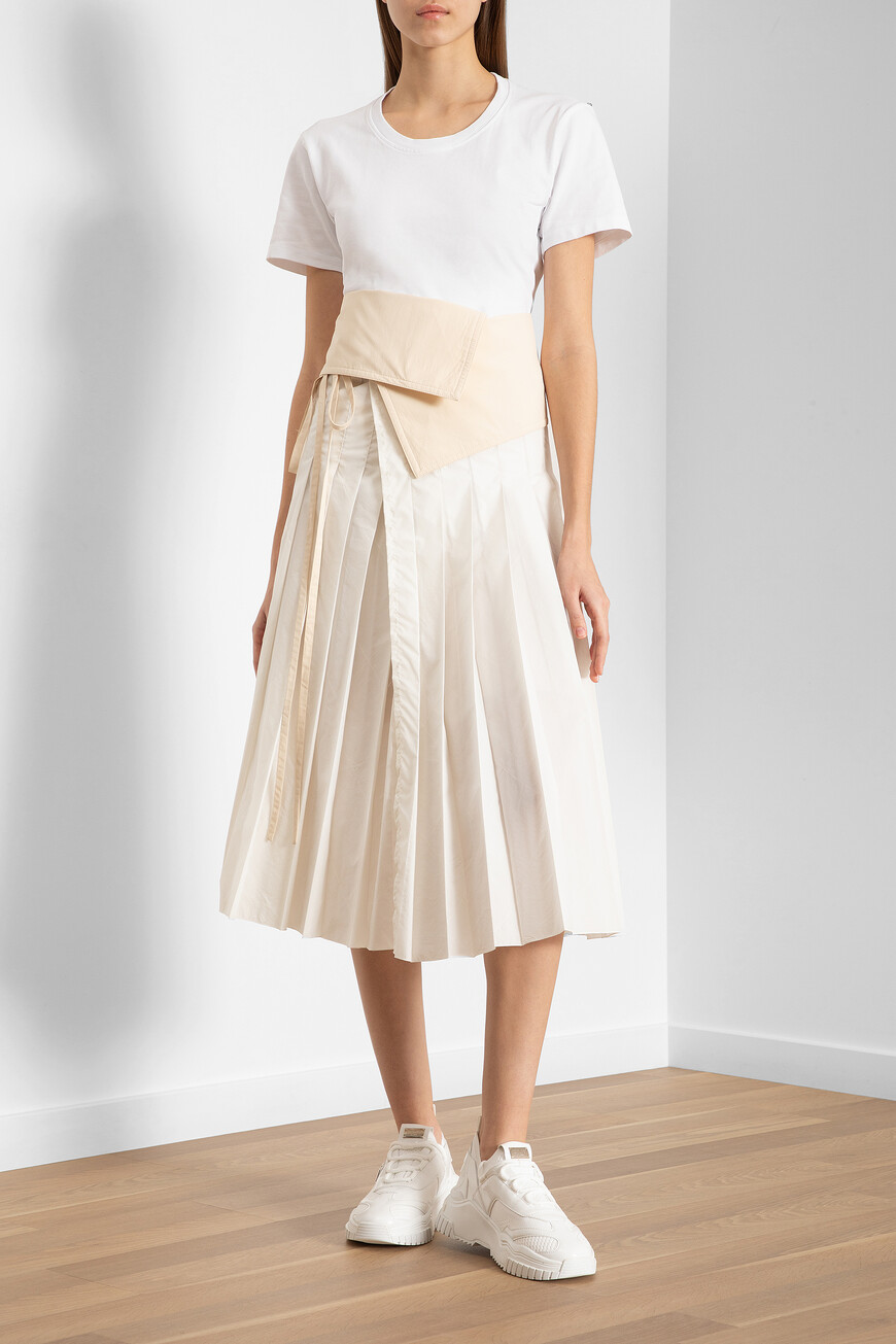 юбка  с баской F1-094-2D702-10-C0405 034 по низкой цене