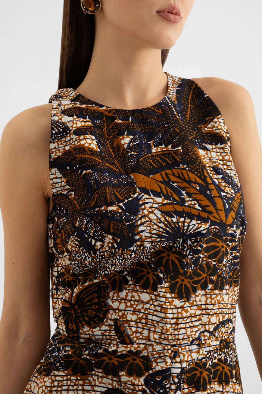 комбинезон  модель с принтом fauna 011E10A3862 1818 купить с доставкой