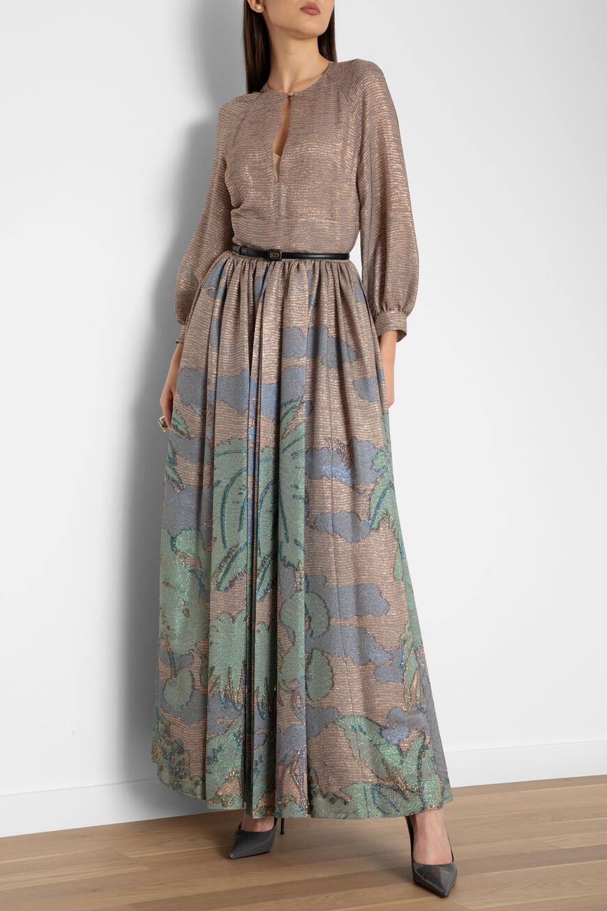 платье  с принтом lion  animals 011L66A7956 9623 со скидкой