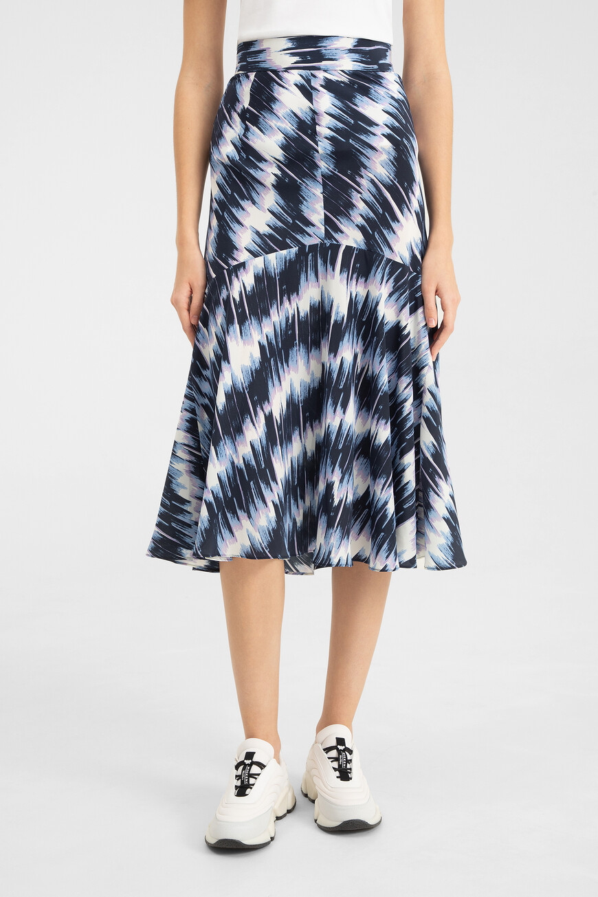 

Юбка Max Mara Дизайнерского Кроя, Синий