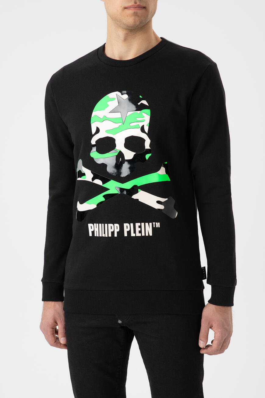 

Свитшот Philipp Plein С Камуфляжным Принтом, Черный
