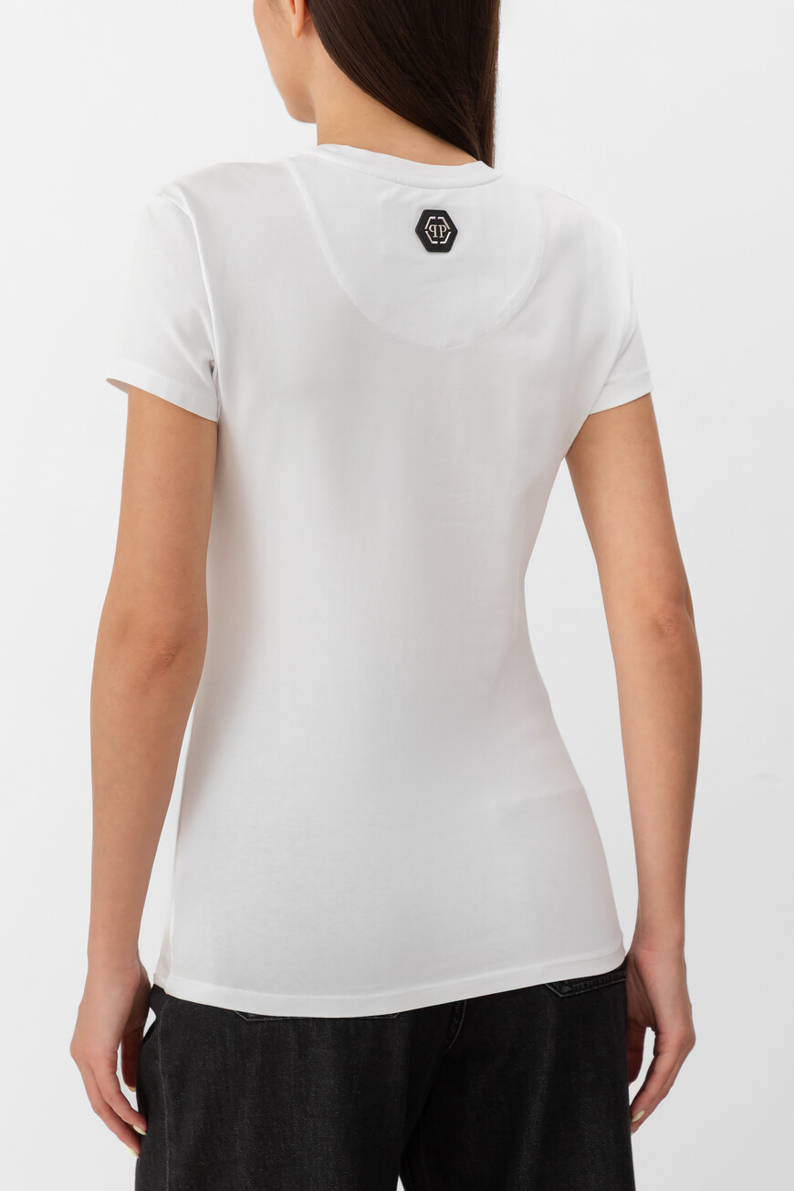 футболка  со стразами S20C WTK1939 PTE003N 01 по акции