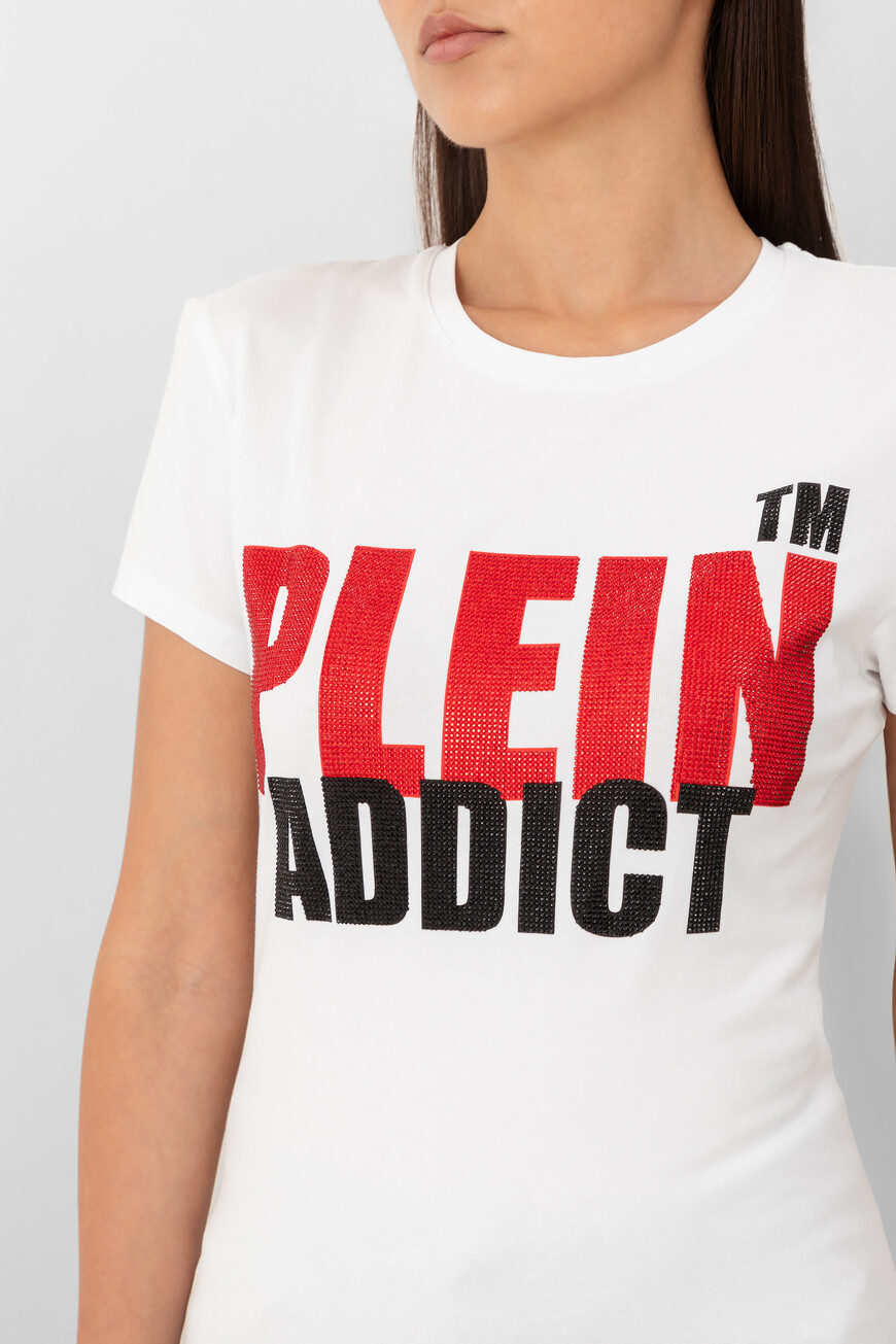 футболка  со стразами S20C WTK1939 PTE003N 01 купить с доставкой