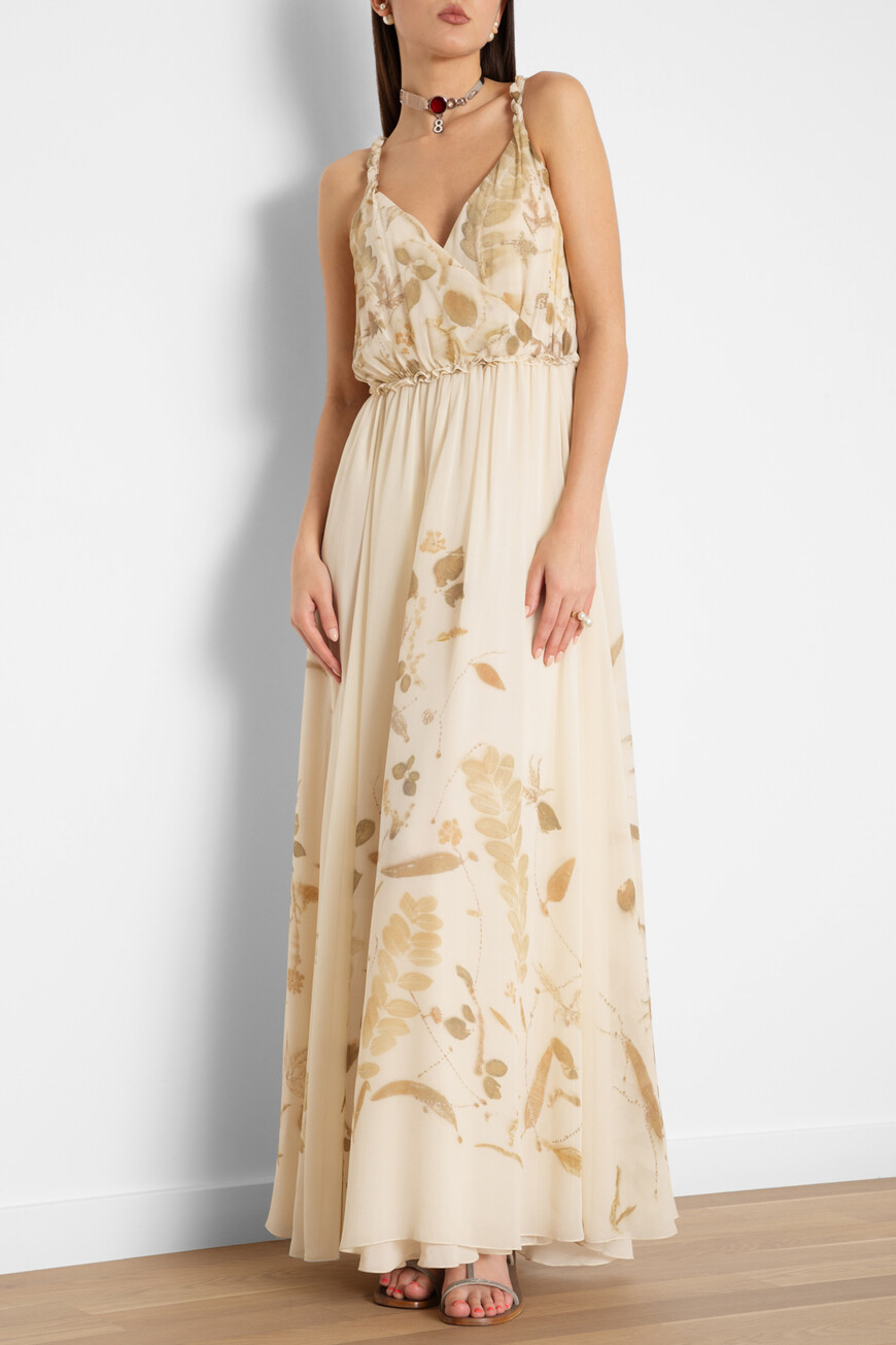 платье  модель с принтом floreal 021L55A6816 9800 со скидкой