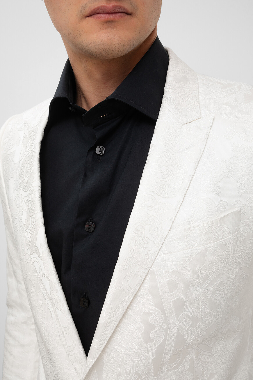 костюм  из фактурного жаккарда GK0RMT HJMI0 W0800 купить с доставкой