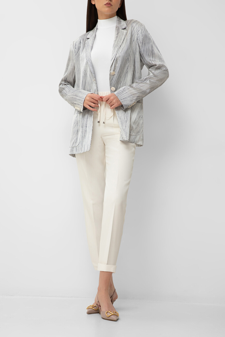 пиджак  с принтом africa D49537K09S8302005 со скидкой