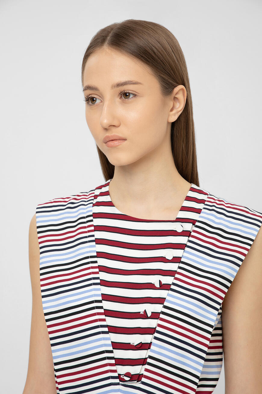 платье  дизайнерского кроя CROTONE 22211101 002 по низкой цене