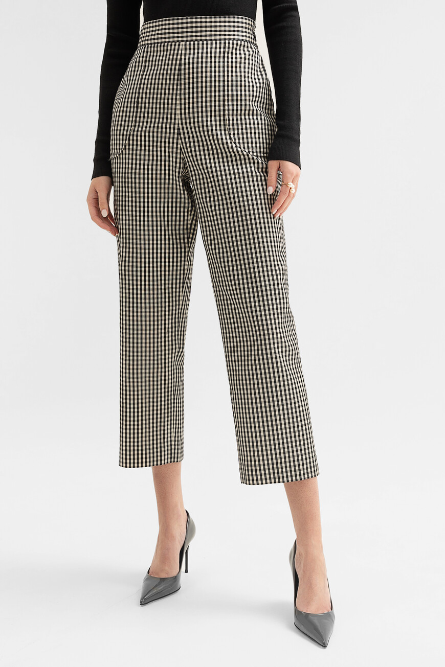 

Брюки Dior В Клетку, Черный/белый