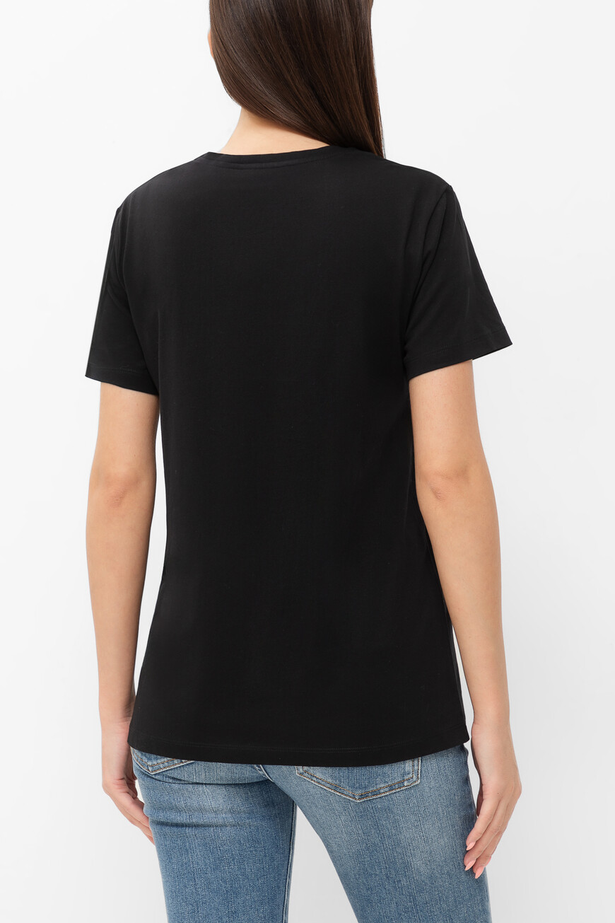 футболка  с крупным принтом I2PF095 6301 9000 по акции