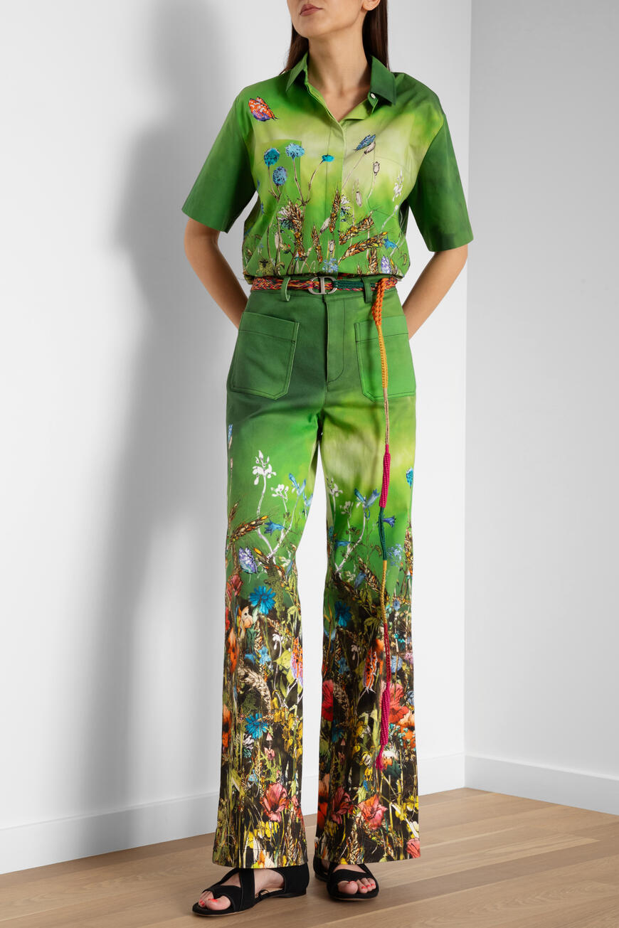 рубашка  с цветочным принтом 111B36A3837 6848 по низкой цене