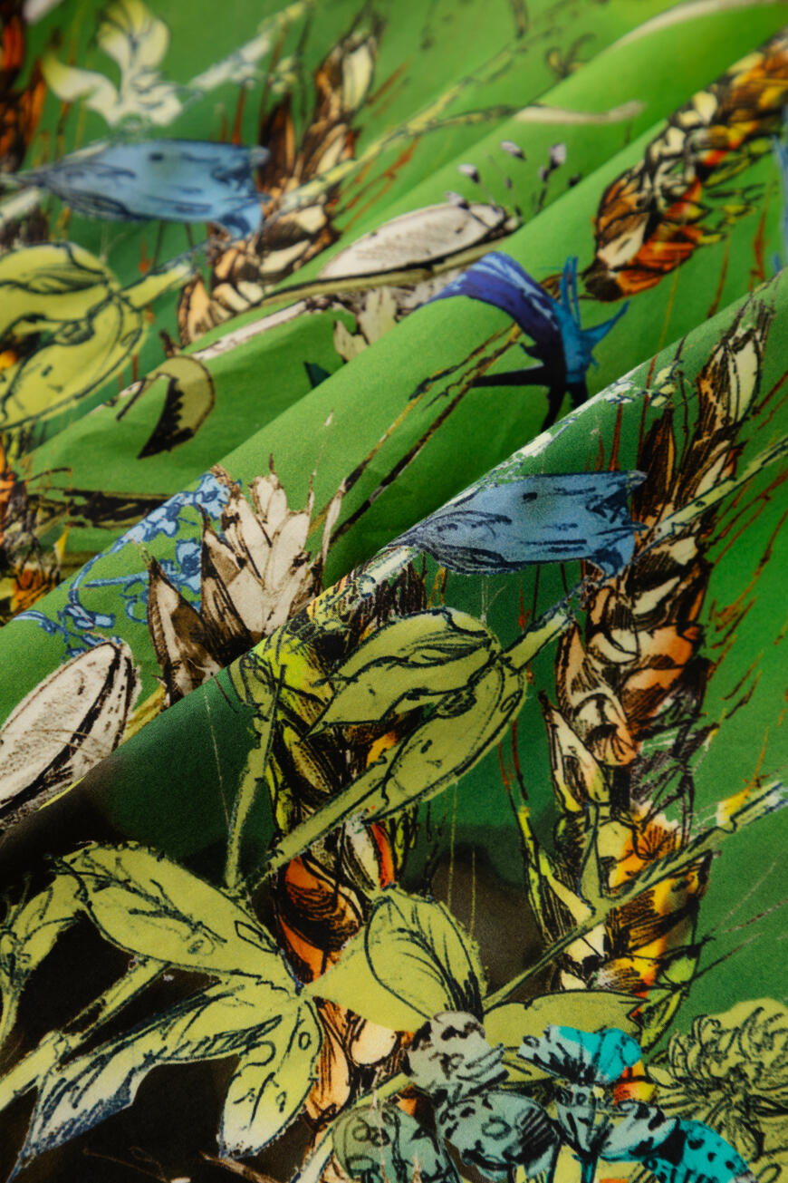 рубашка  с цветочным принтом 111B36A3837 6848 со скидкой