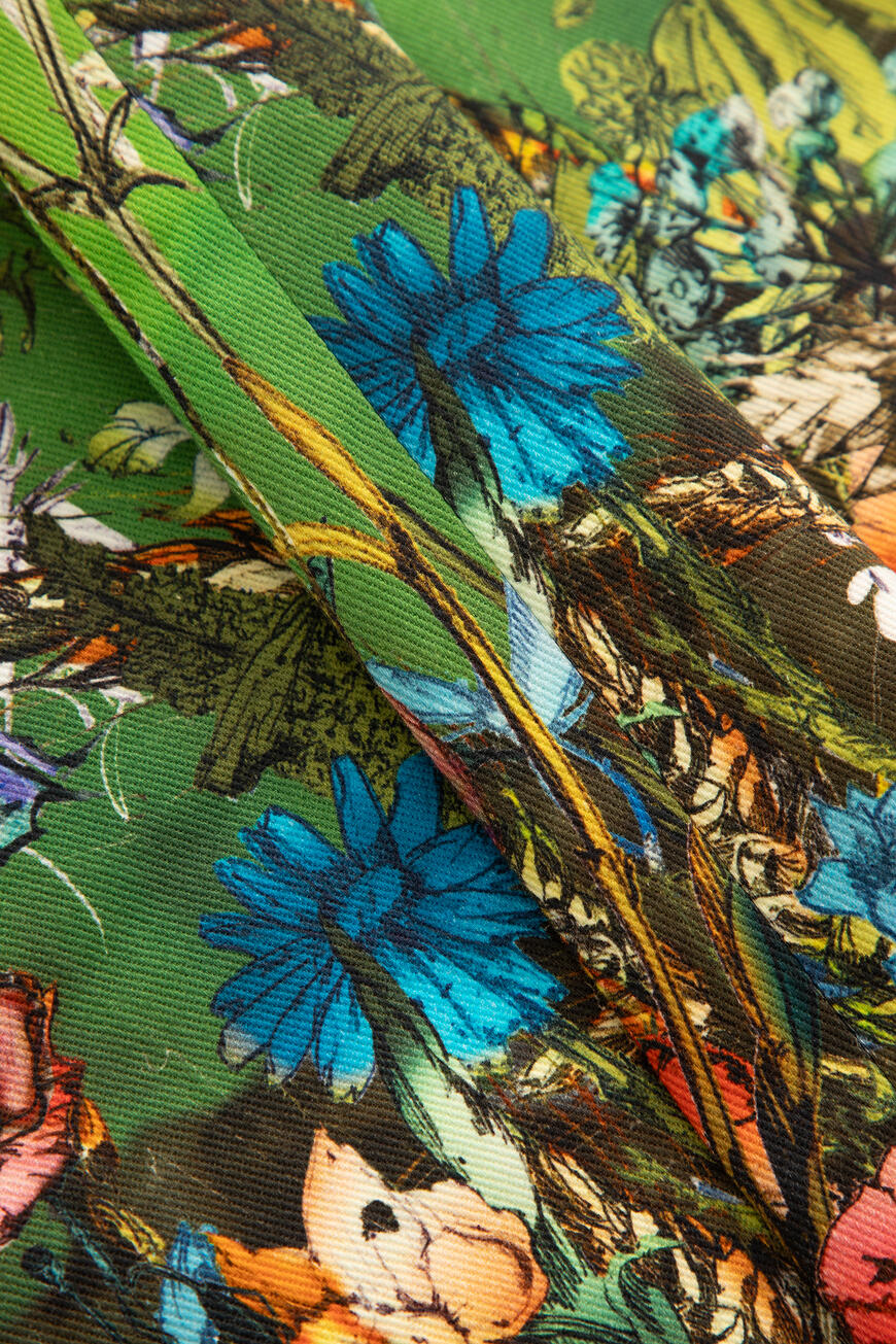 брюки  с цветочный принтом 117P40A3839 6848 по распродаже