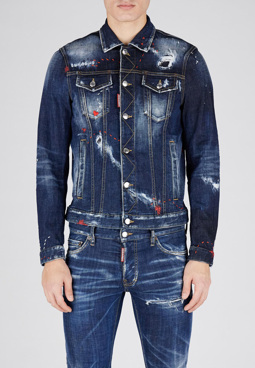 

Джинсовая Куртка Dsquared2, Синий