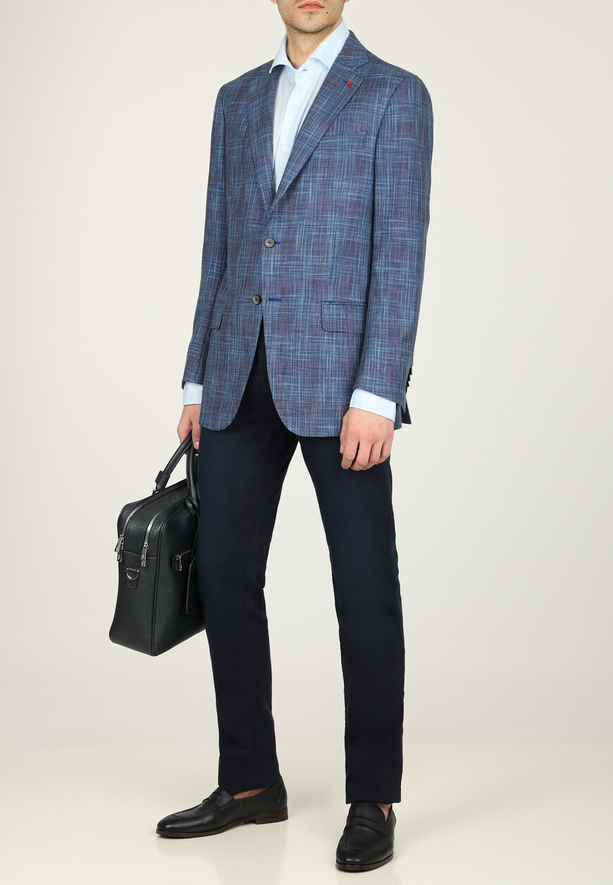 пиджак  от бренда isaia вид слева