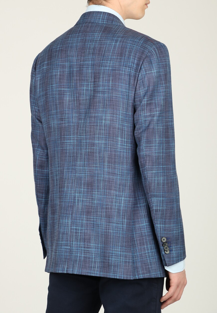 пиджак  из италии вид сбоку