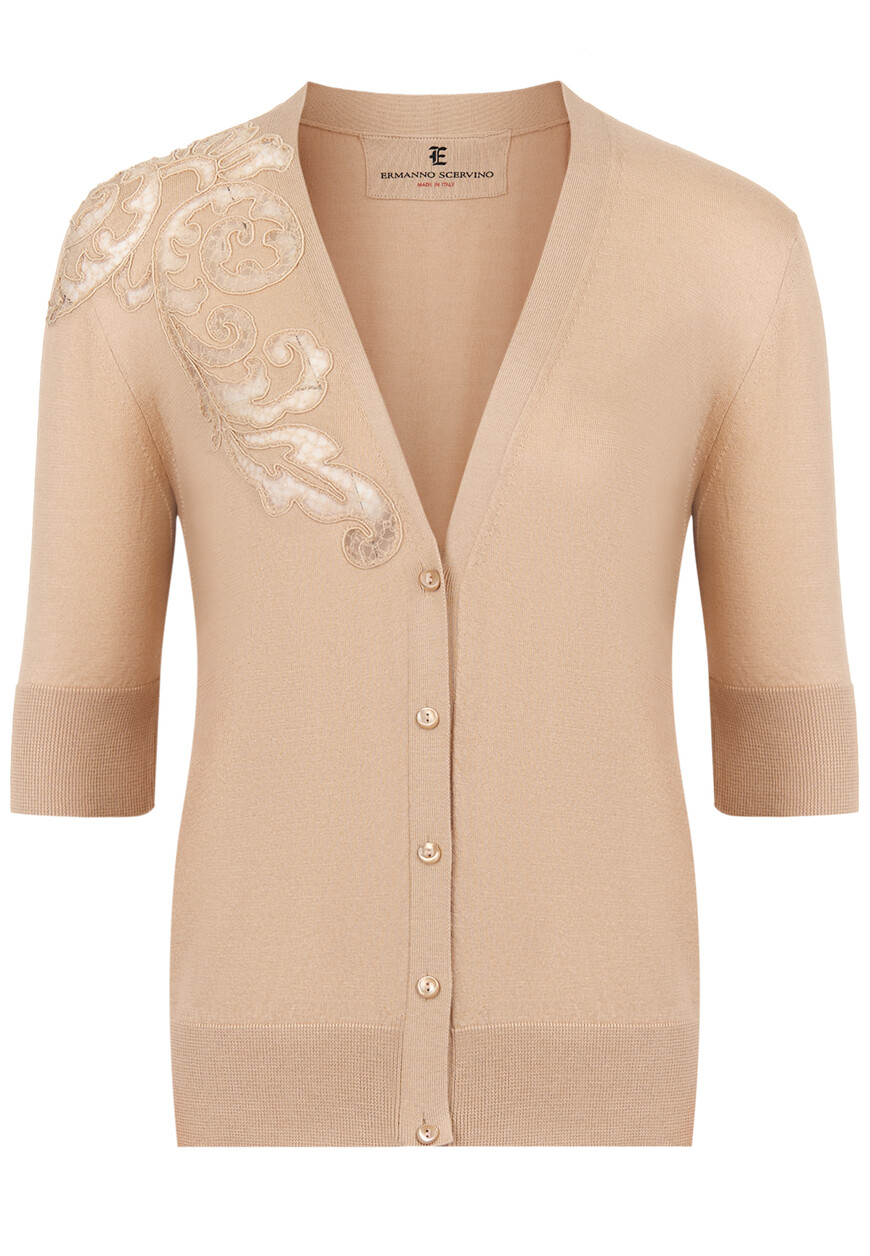 

Кардиган Ermanno Scervino, Бежевый